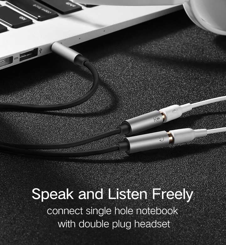 f72b143d23c3700b40e3d8c213808dba - UGREEN Audio Splitter 3.5MM Male To 2 Female 3.5MM Cable 20CM