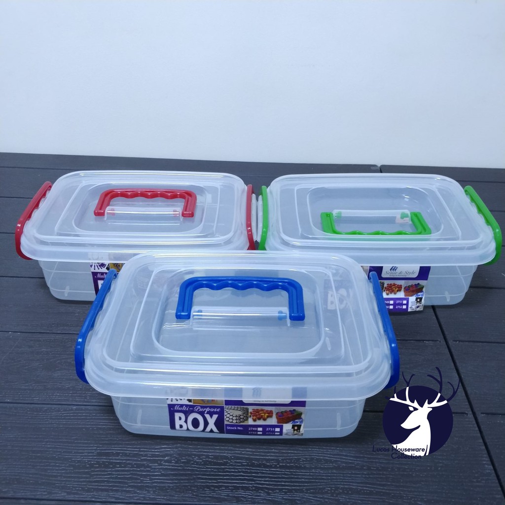 3 pcs. Multi Purpose Storage Box 2749 MEDICINE BOX TOOL BOX TOOL KIT