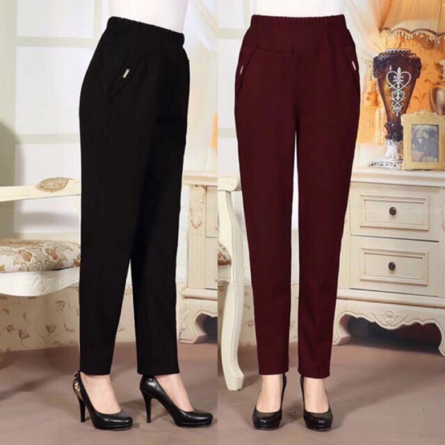 Ginza6 5XL Pants trouser plain plus size over size for women fits from ...