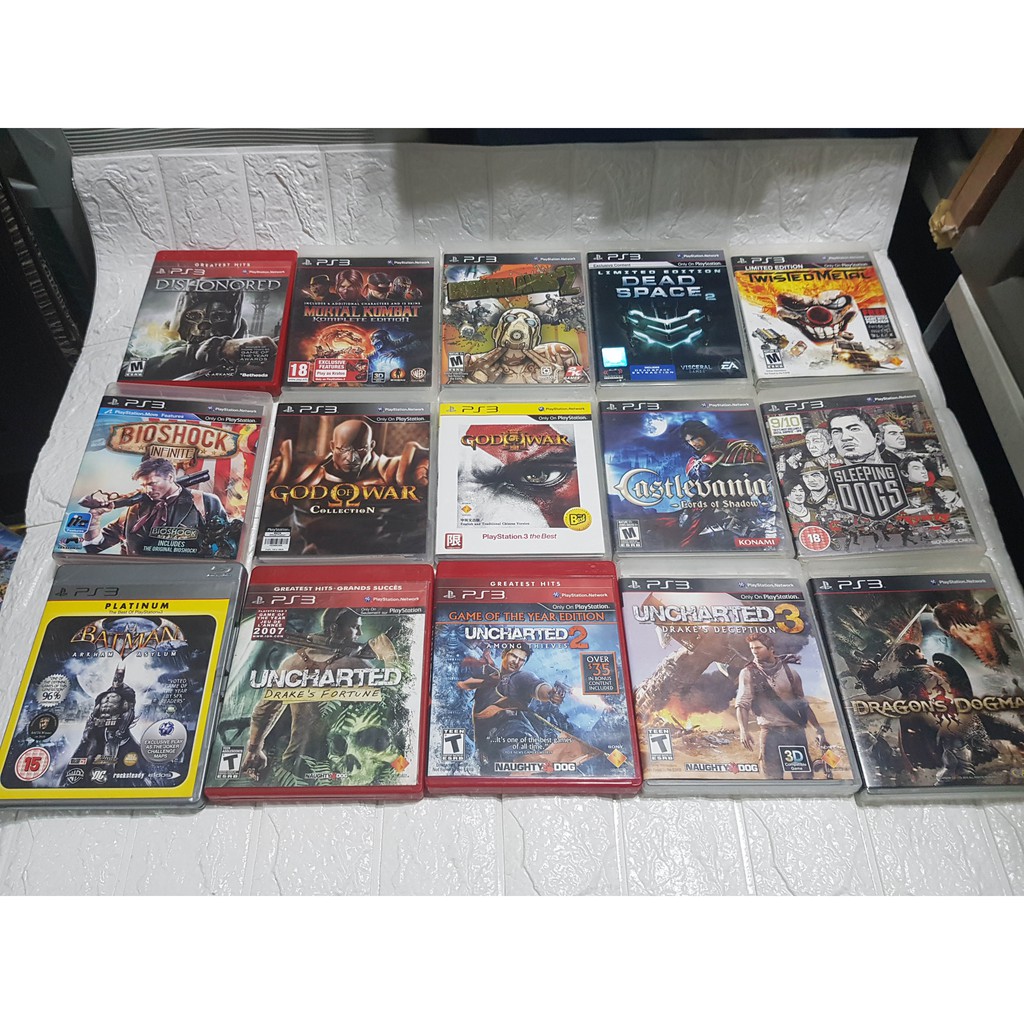 PS3 Games Selection Batch 1A (Playstation 3 Used Games) Shopee Philippines