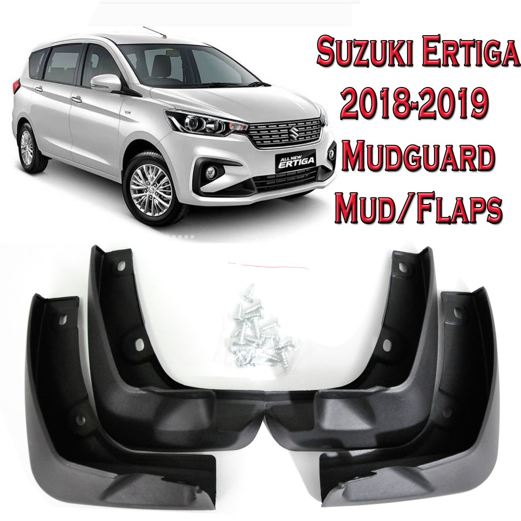 20182022 Mudguard Suzuki Ertiga Mud Flap / Mud Guard Splash with Screw Bolts Shopee Philippines