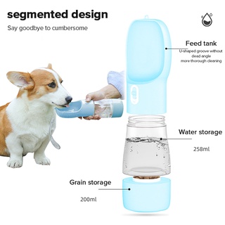 Pet Outdoor Water Cup Portable Accompanying Food Cup Dog Drinker Cat Travel Dual-use Cup With