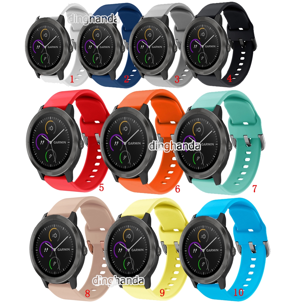 garmin vivoactive 3 music leather band
