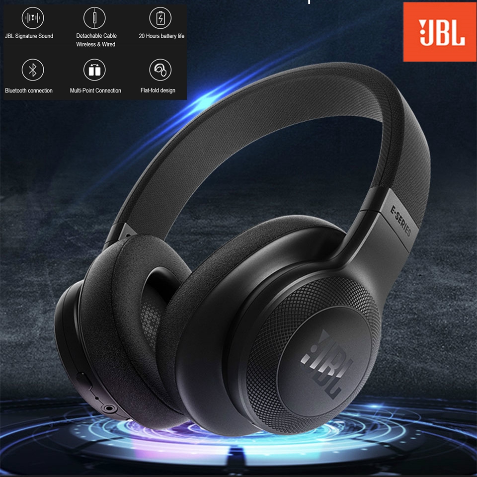 Jbl E55bt Bluetooth Wireless Headphones Portable Music Hifi Bass With Mic Shopee Philippines