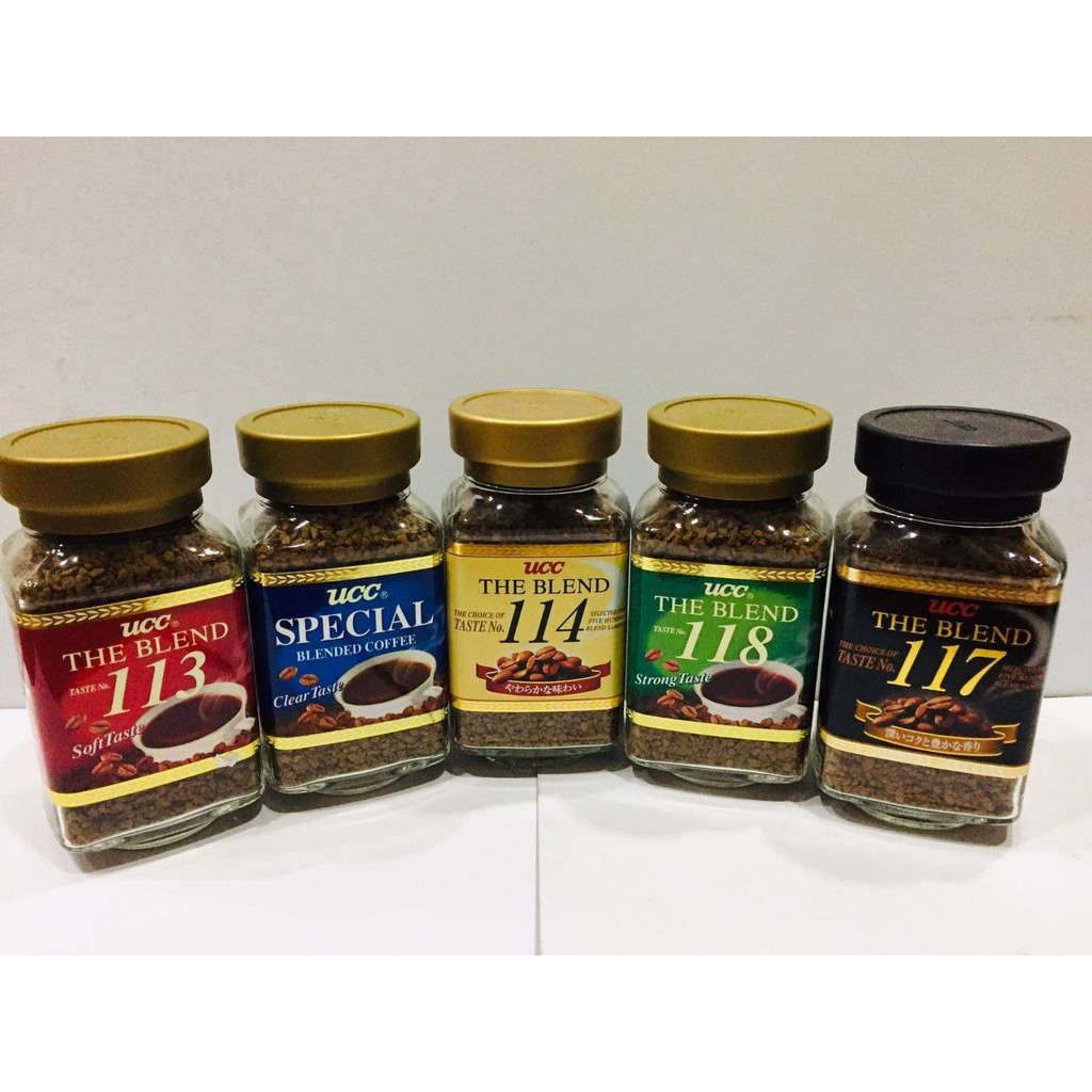 UCC THE BLEND Instant Coffee Granules 118 / 117 / 114 / 113 rich aroma