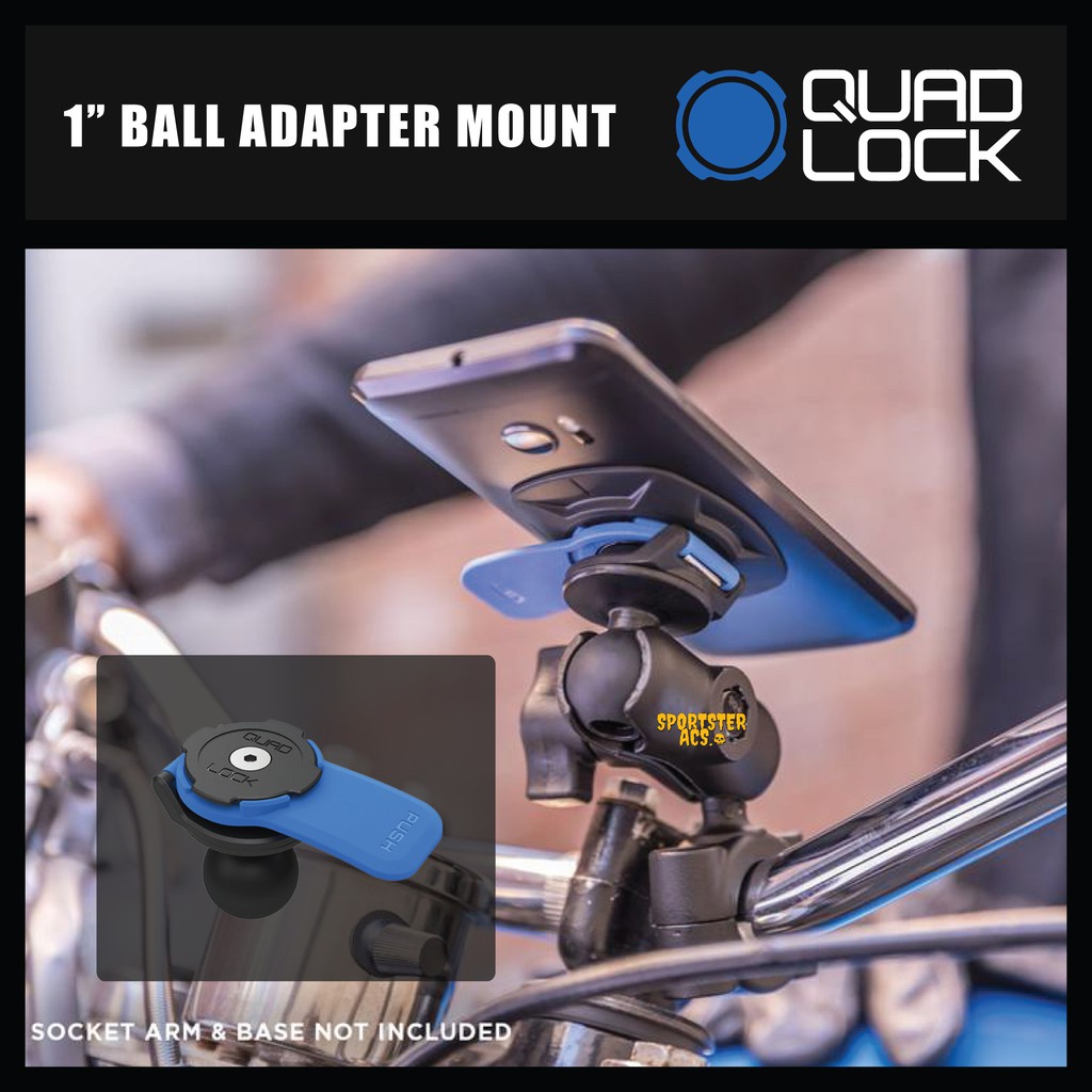 Xxxx Quad Lock Ball Adapter 1 "Ball head for mounting smartphones