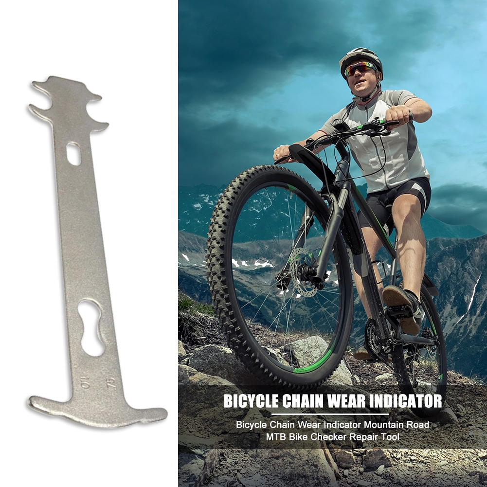 bicycle chain wear indicator