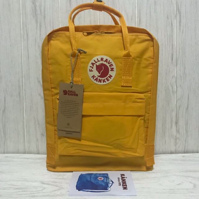 kanken classic warm yellow