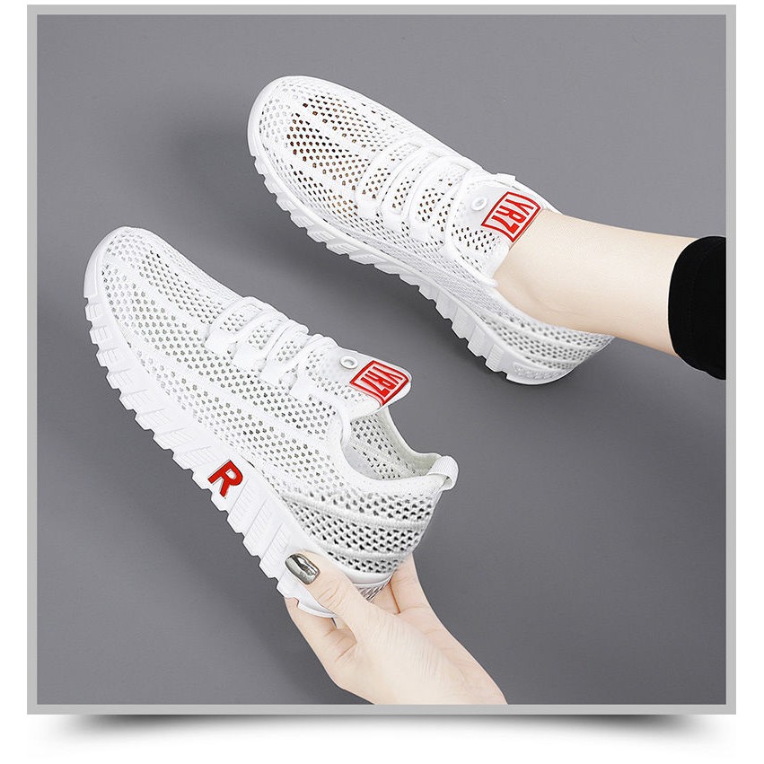 2020New bestseller women's rubber breathable sneakers shoes Cod