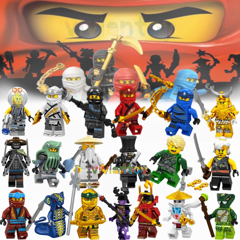 lego ninjago all jay minifigures