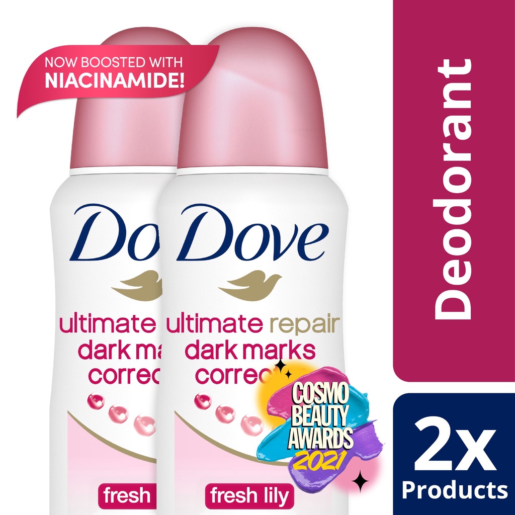 BUNDLE OF 2 Dove Ultimate Repair Deodorant Spray Fresh Lily 150ml   F7519ee9644cb9fbbdfa30b9a7e63061