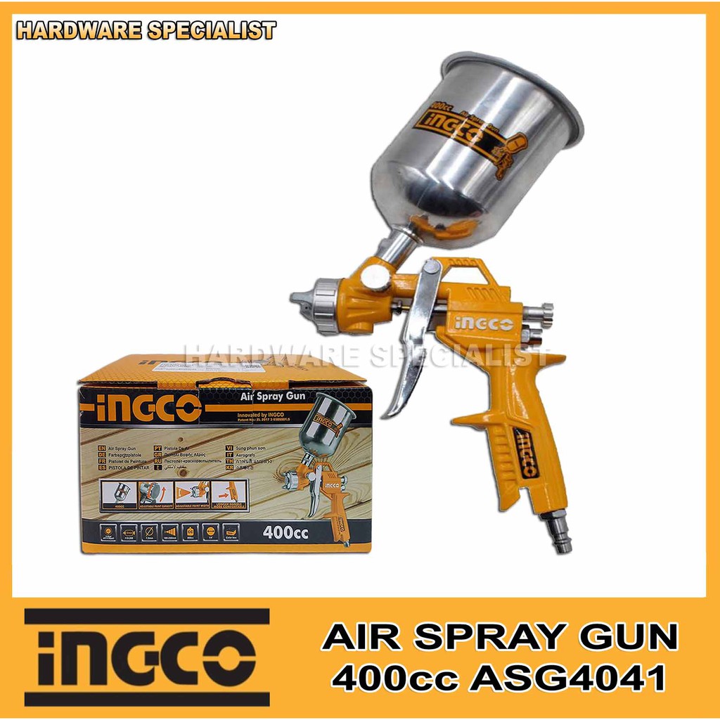 Ingco Air Spray Gun 400cc ASG4041 Original Authentic Shopee Philippines