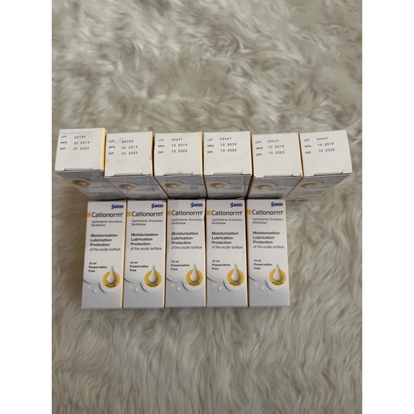 Cationorm opthalmic emulsion multidose eye drops for dry eyes by Santen