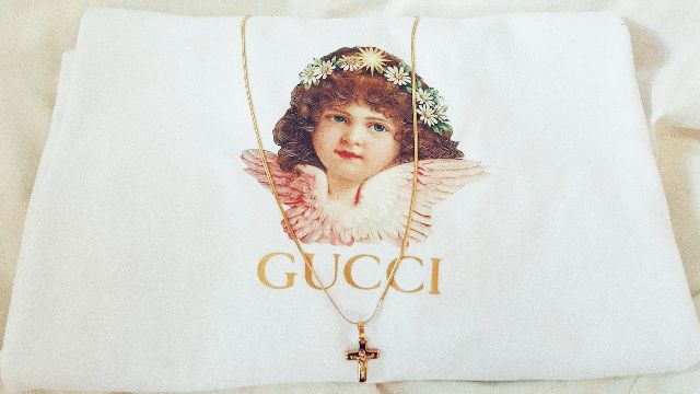 gucci angel shirt