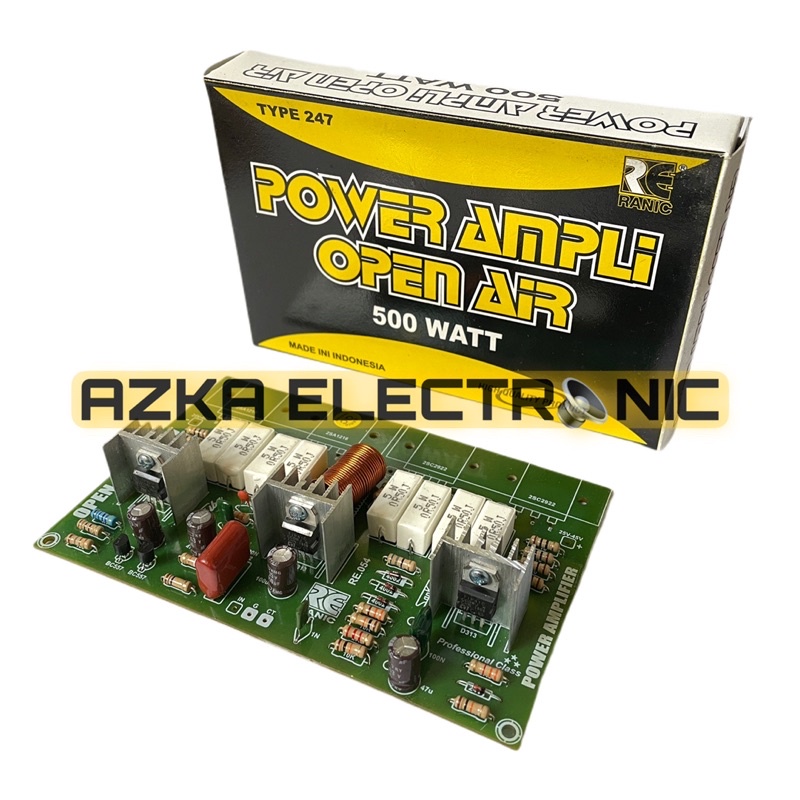 Kit Driver Power Amplifier Open Air 500W for Audio Parts | Shopee