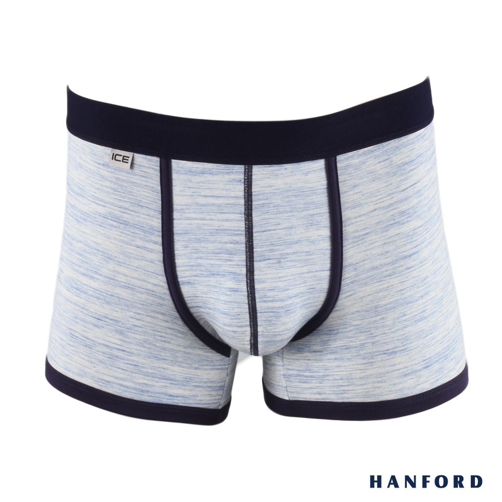 Hanford iCE Men Viscose w/ Spandex Boxer Briefs Burst Jaspe - Blue ...