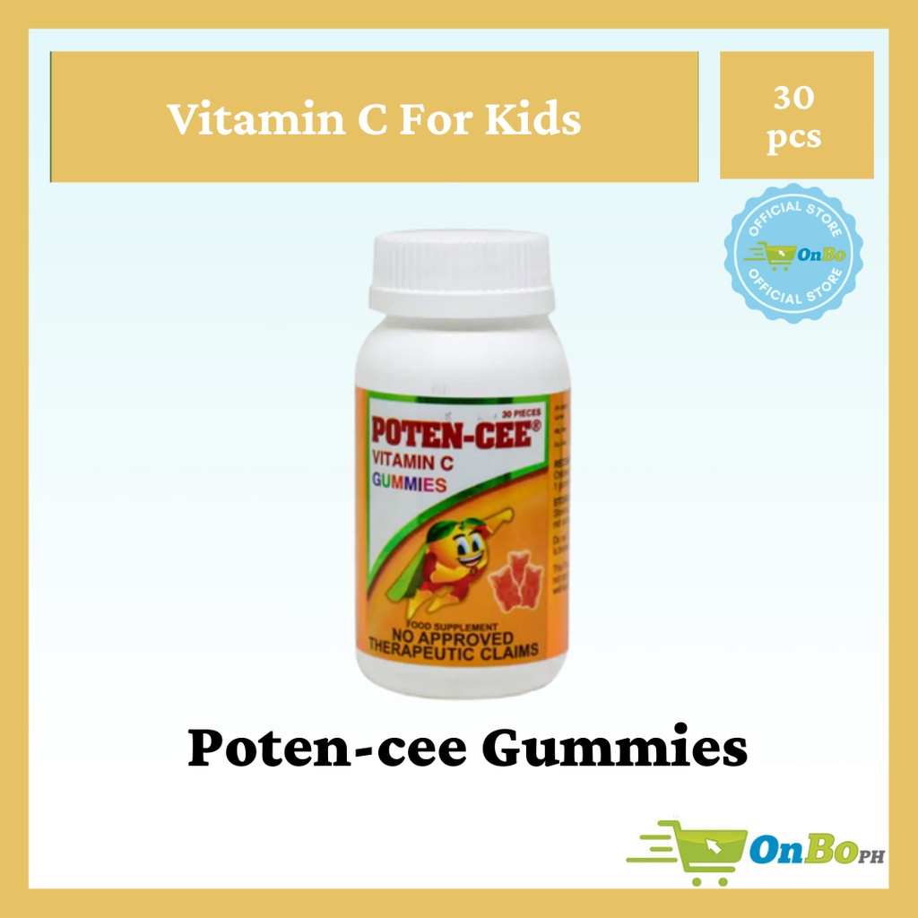 【Philippine cod】 ONBO* Potencee Ascorbic Acid for Kids Vitamin C, 30 Gummies