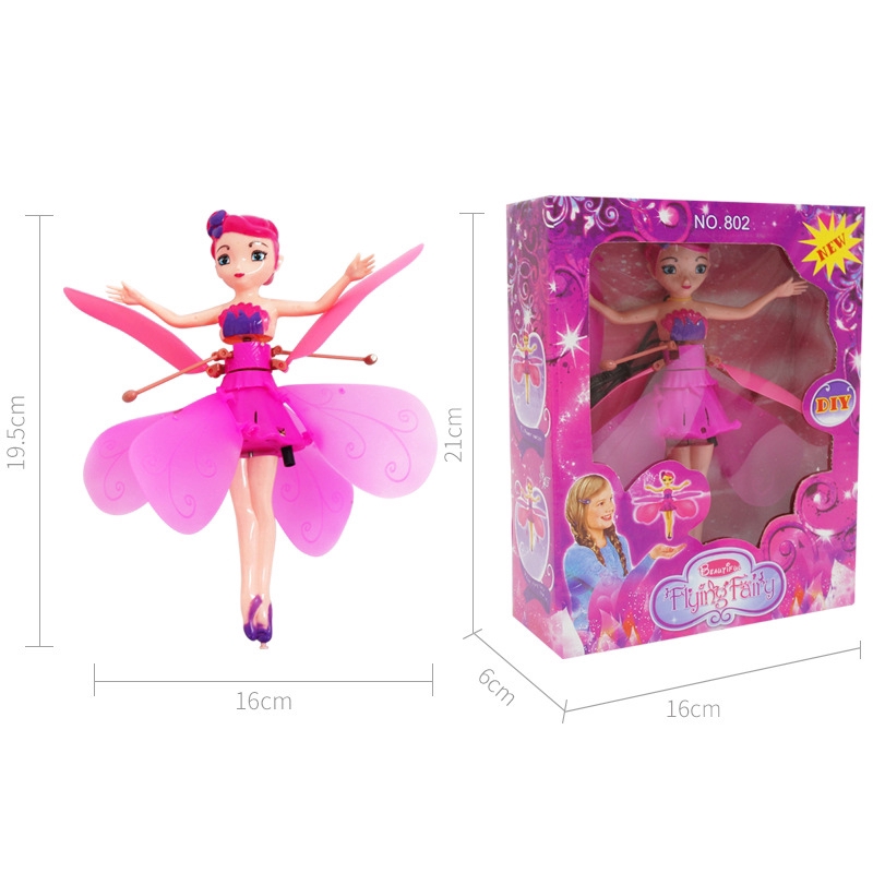 now sparkle flying fairy toy