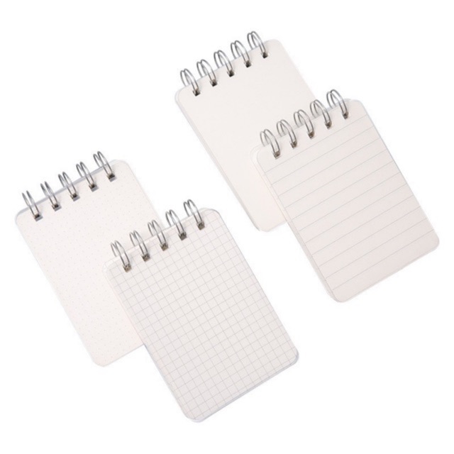 abc shop muji a7 notebook mini blankgriddottedlines