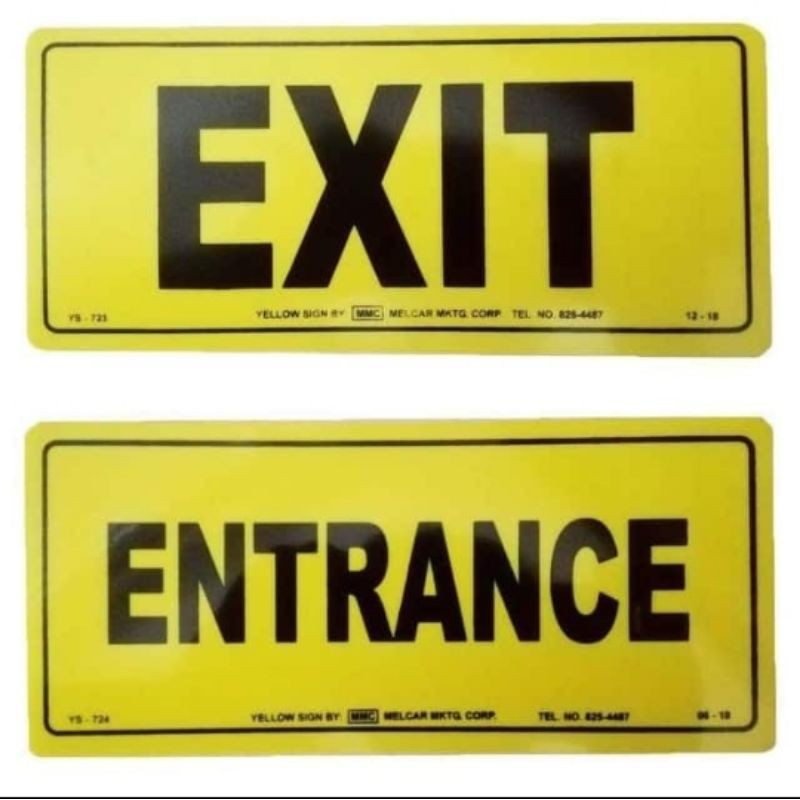 Green Entrance And Exit Signage ubicaciondepersonas.cdmx.gob.mx