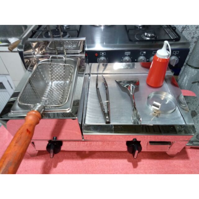 Burger Griller with Deep Fryer 12x12, Shopee Philippines