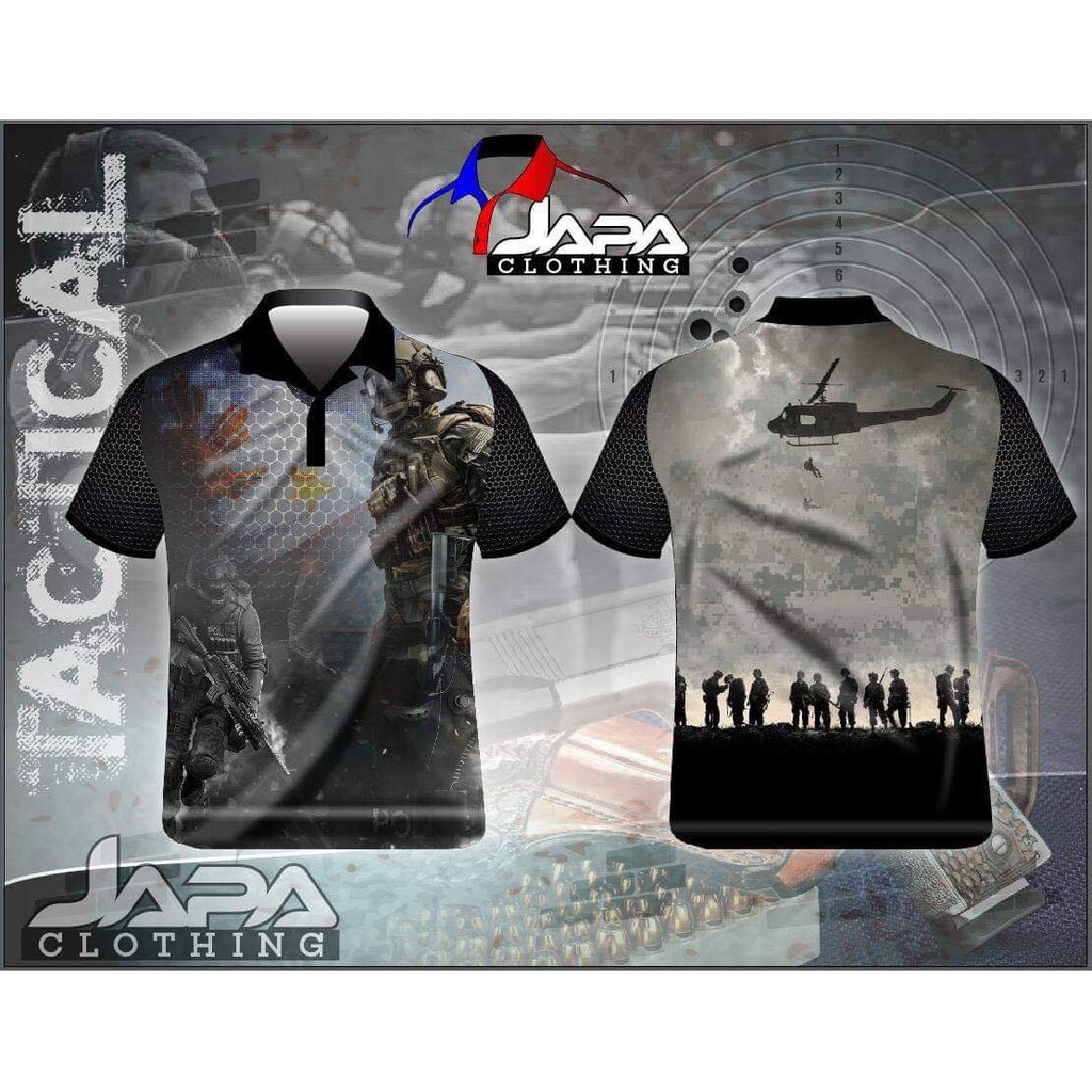 sublimation tactical shirt design