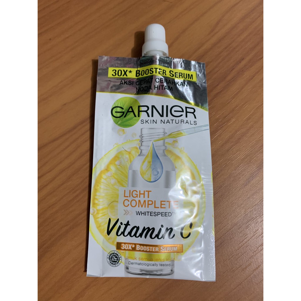 Garnier Light Complete Vitamin C Serum Sachet 7 5ml With Freebie Shopee Philippines