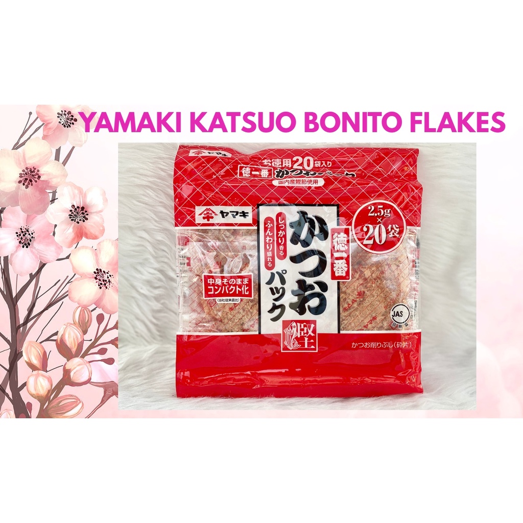 JAPAN YAMAKI KATSUBOSHI DRIED BONITO FLAKES (2.5 GRAMS x20 PACKS