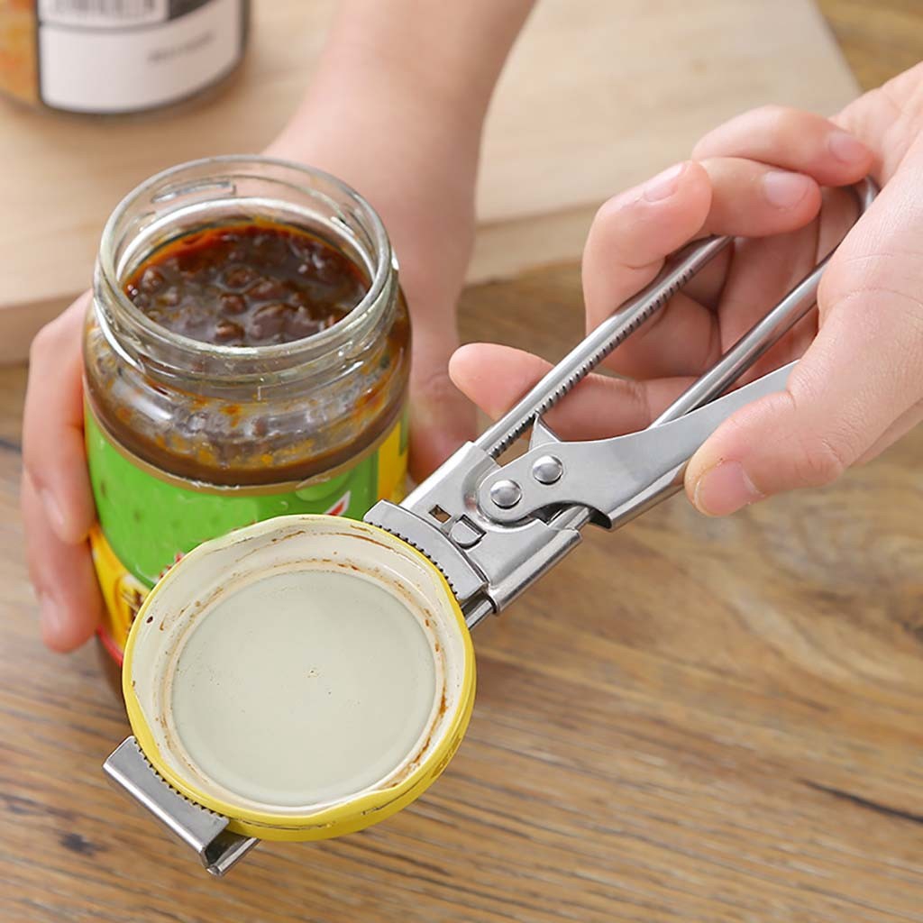 Multifunction Adjustable Stainless Steel Can Opener Manual Jar Bottle  Opener | Shopee Philippines