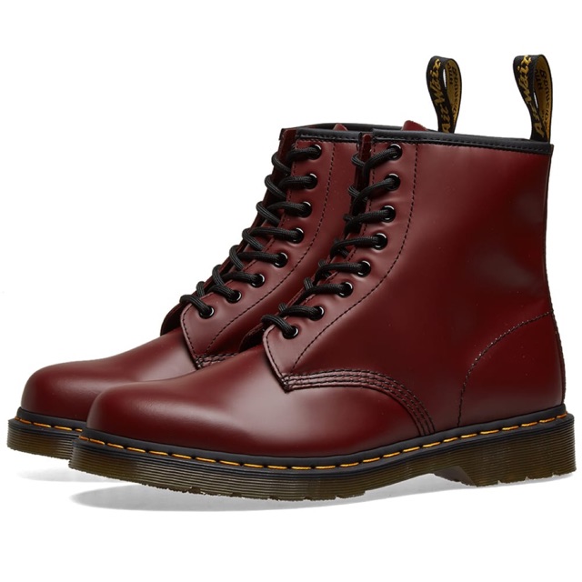 cherry red womens doc martens