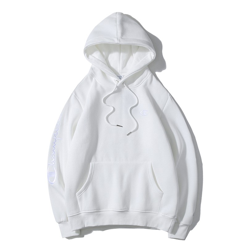 embroidery hooded sweater Unisex 
