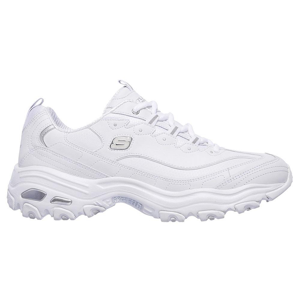skechers d'lites 2 mens silver