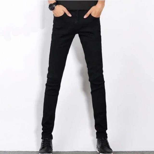trendy black jeans