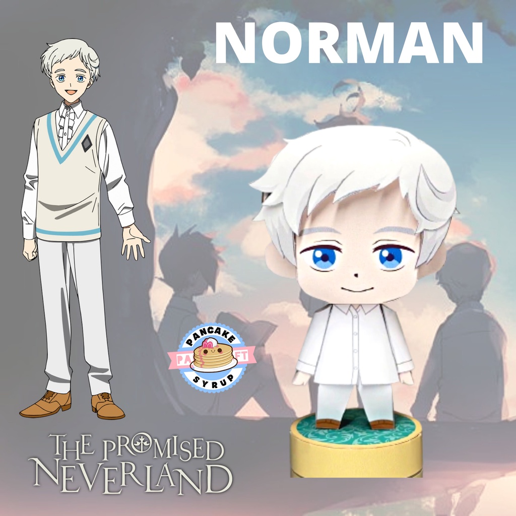 Chibi Figure Set The Promised Neverland Anime Papercraft Emma Norman Ray Presyo ₱100 4934