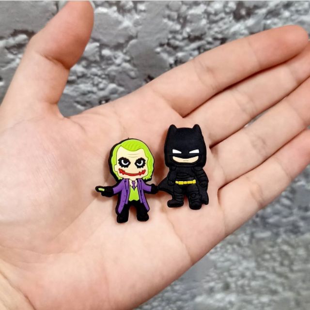 Shoe Charms jibbitz Batman and Joker 