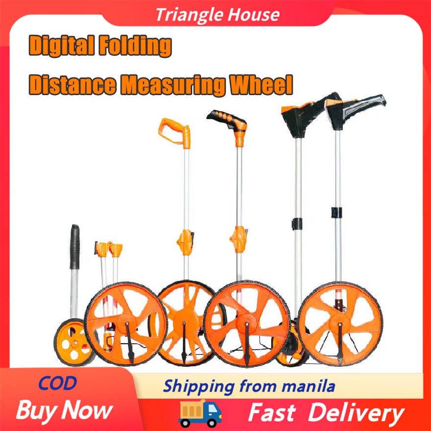 Digital/Mechanical ABS Folding Distance Measuring Wheel Roller Surveyor