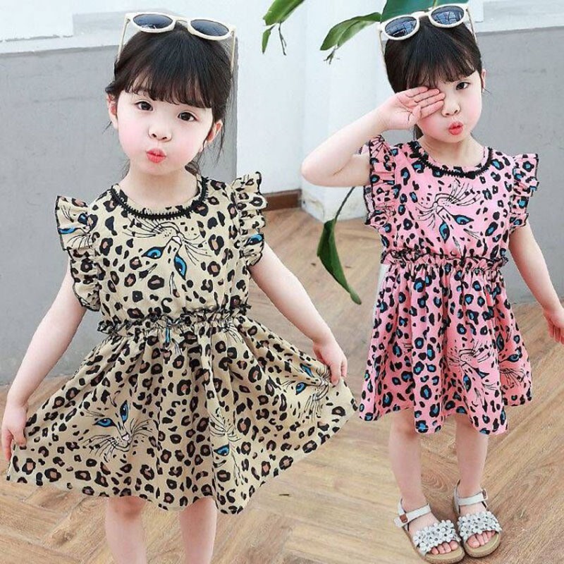 kids leopard dress