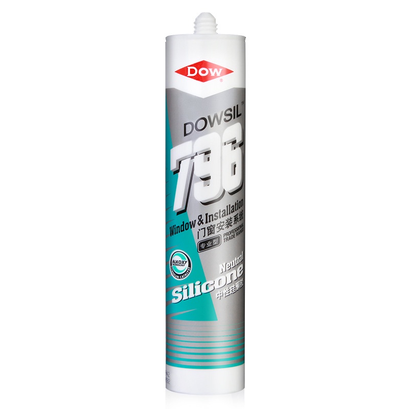 Dow Corning 796 glass glue waterproof mildew-proof kitchen and bathroom neutral silicone sealant d