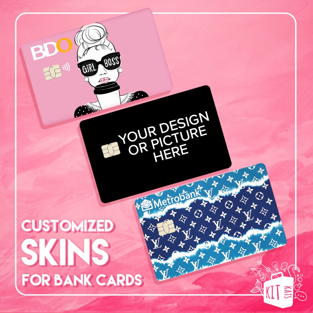 Customized Skins stickers for Debit/ATM cards Shopee Philippines