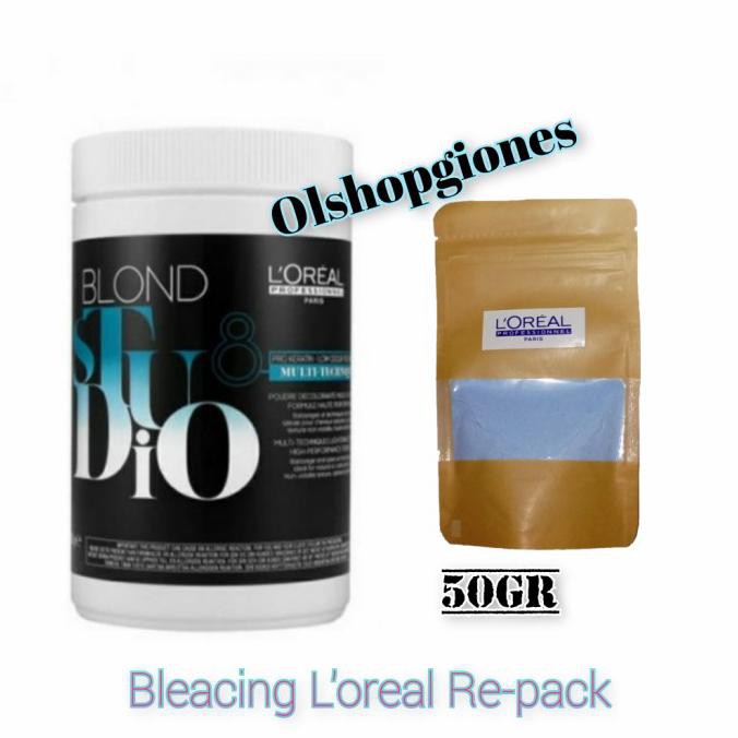 Loreal Blond Studio Bleaching Powder Mini Repack Hair 50Gr Developer
