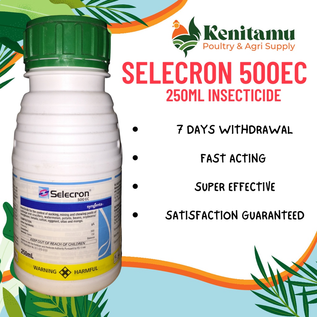SELECRON 500EC 250ML INSECTICIDE BY SYNGENTA Shopee Philippines