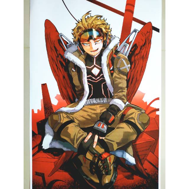 Boku No Hero Academia 16 My Hero Academia Hawks Anime Poster Print Shopee Philippines