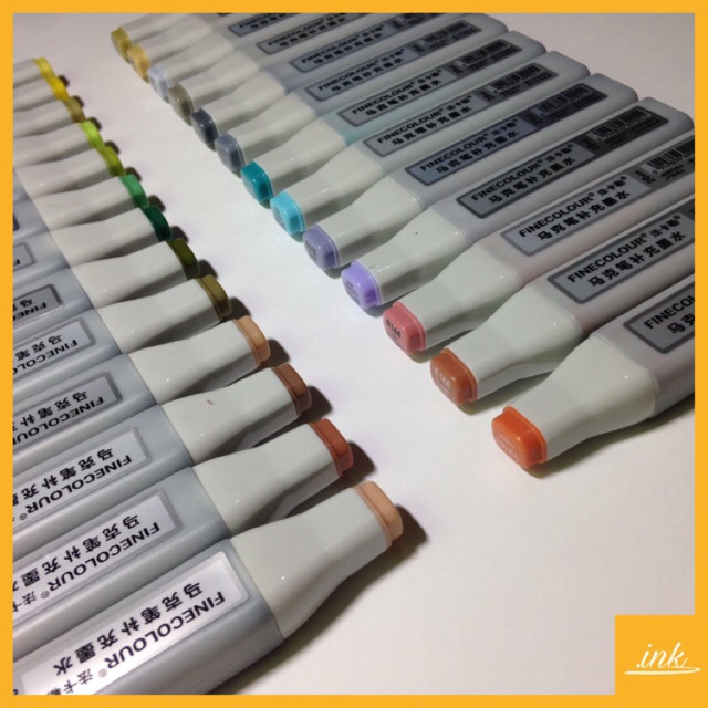 Finecolour Alcoholbased Marker Ink Refills (EF900) applicable to EF100