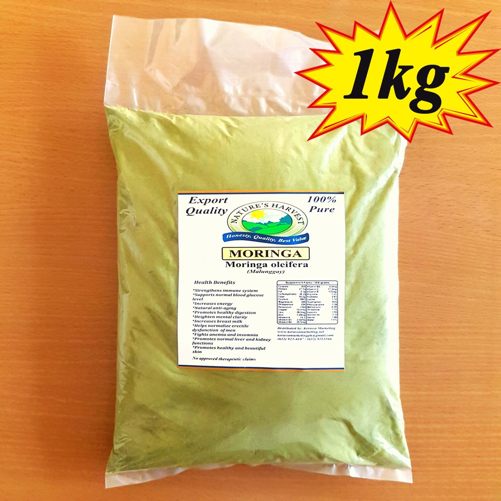 Malunggay Powder Organic ( Moringa) | Shopee Philippines