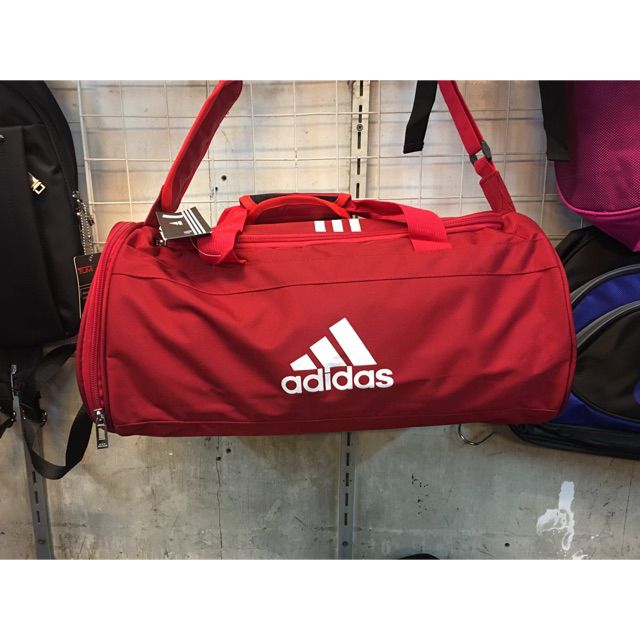 red adidas duffle bag