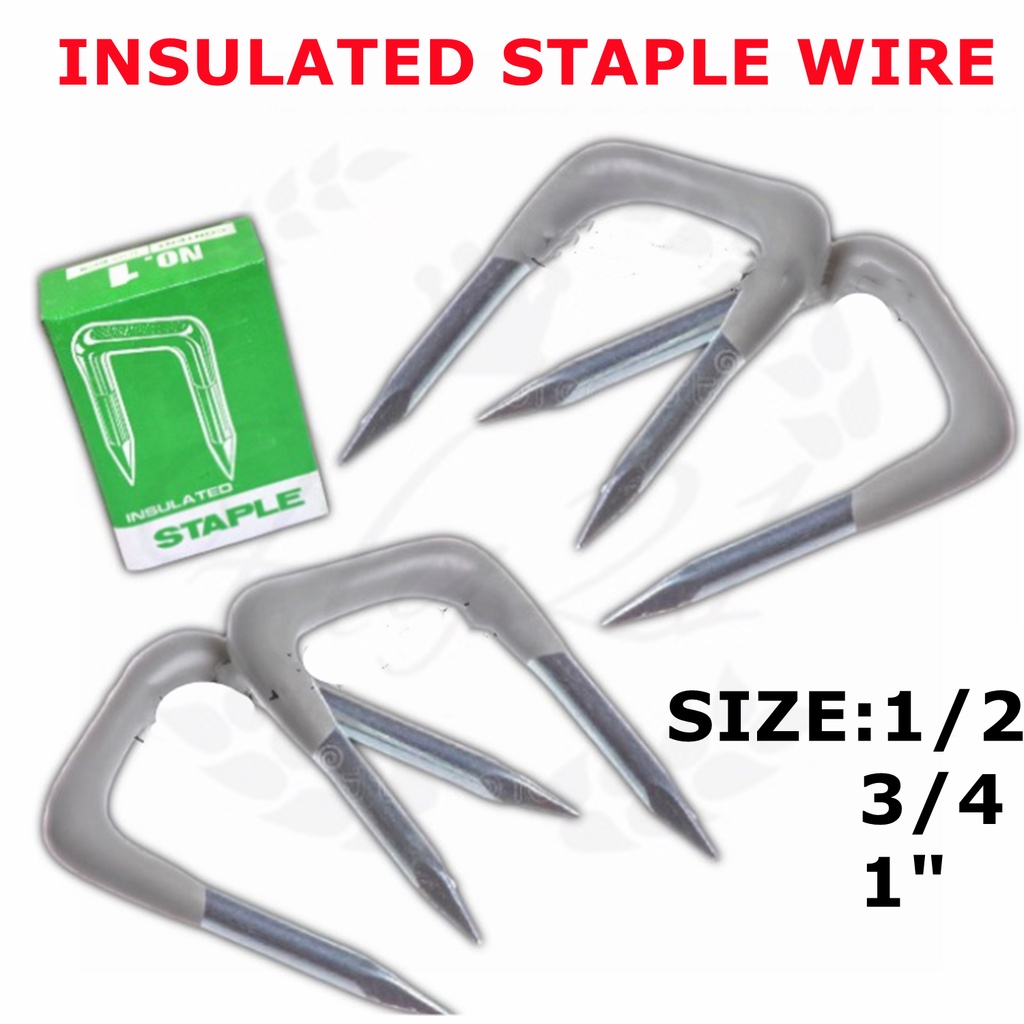 INSULATED STAPLE WIRE 1/2 , 3/4 , 1