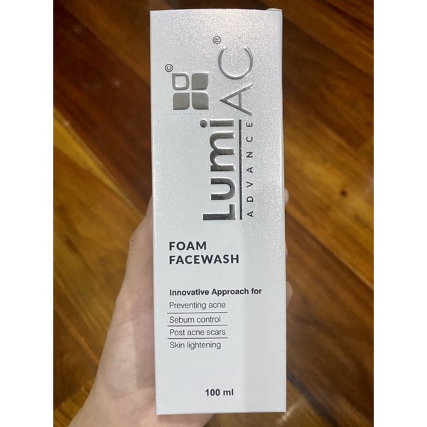 Lumi ac LumiAC Advance Foam Face Wash 100ml (2024 Expiry, Authentic