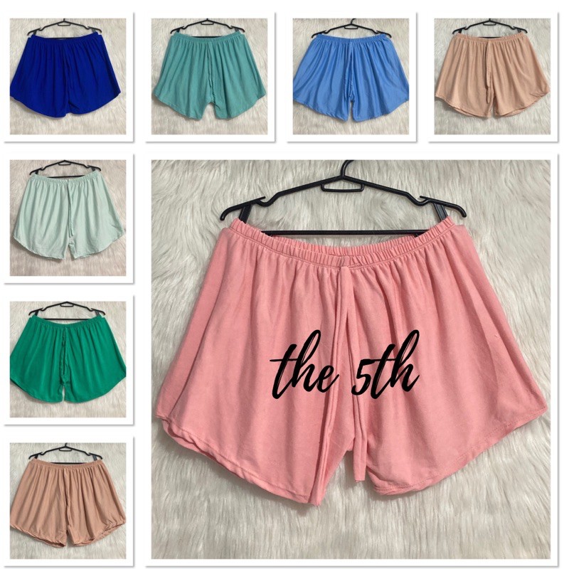 Plain Plus Size Short Pambahay Upto 42 inches waist line Pastel and ...