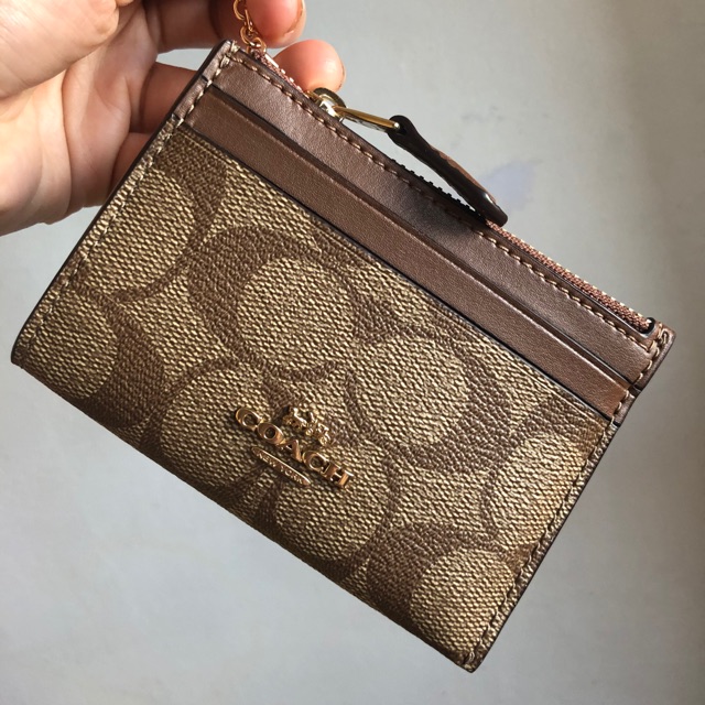 coach wallet card holder