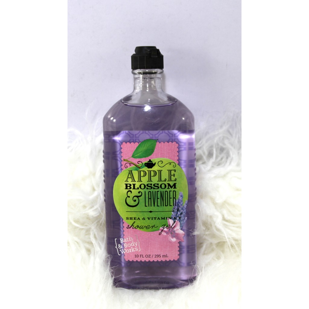 Bath & Body Works Apple Blossom & Lavender Shower Gel 295ml Shopee